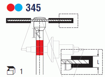 Trennscheibe 0,30X22mm Flex