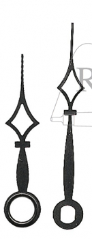 Zeiger Regulator 38 mm schwarz