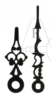 Zeiger Regulator 46 mm schwarz