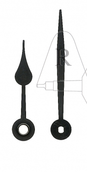 Zeiger Regulator 63 mm schwarz