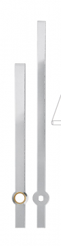 Zeiger Balken 95 mm silbern
