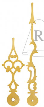 Zeiger Regulator 160 mm gelb