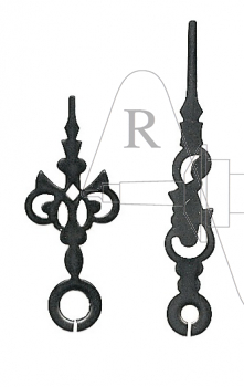 Zeiger Regulator 34 mm schwarz