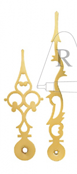 Zeiger Regulator 121 mm gelb