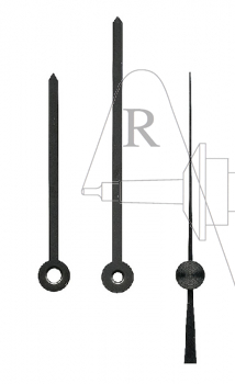 Zeiger Balken  90 mm schwarz