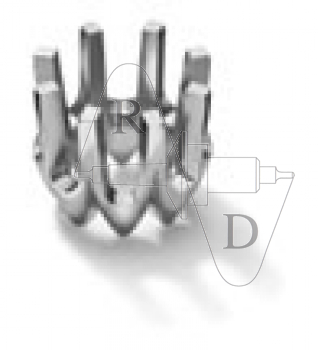 Fassung 585 Weißgold 1,8 mm