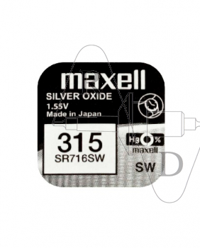 M 315  Maxell Knopfzelle    SR716SW 1,5V