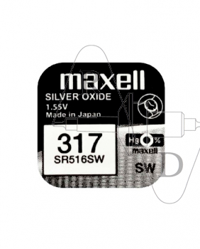 M 317  Maxell Knopfzelle    SR516SW 1,5V