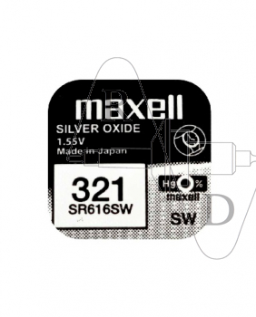 M 321  Maxell Knopfzelle    SR616SW 1,5V