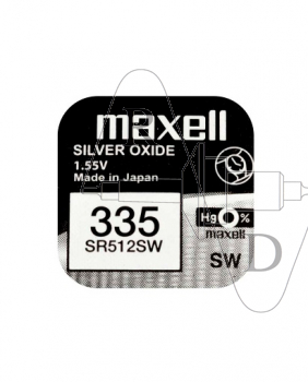 M 335  Maxell Knopfzelle    SR512SW 1,5V