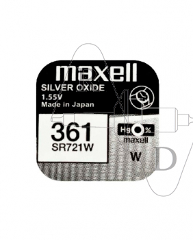 M 361  Maxell Knopfzelle    SR721W 1,5V