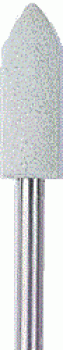 GemPol grau-weiß pfeilförmig   Ø  5mm, L 16mm