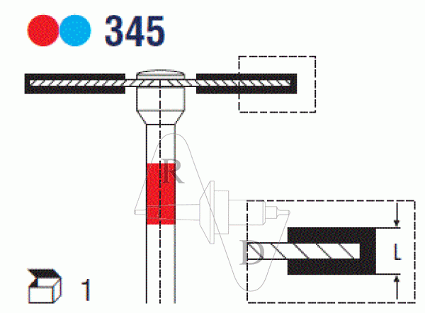 Trennscheibe 0,30X22mm Flex