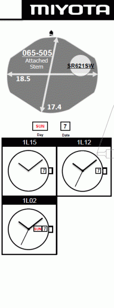 Citizen 1L02 3 Ersatz GL02