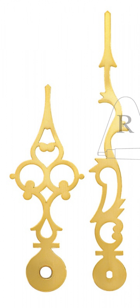 Zeiger Regulator 121 mm gelb