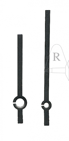 Zeiger Balken 38 mm schwarz