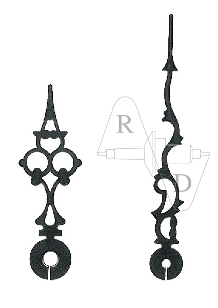 Zeiger Regulator 60 mm schwarz