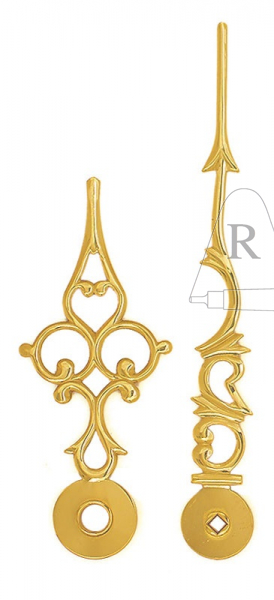 Zeiger Regulator  88 mm gelb