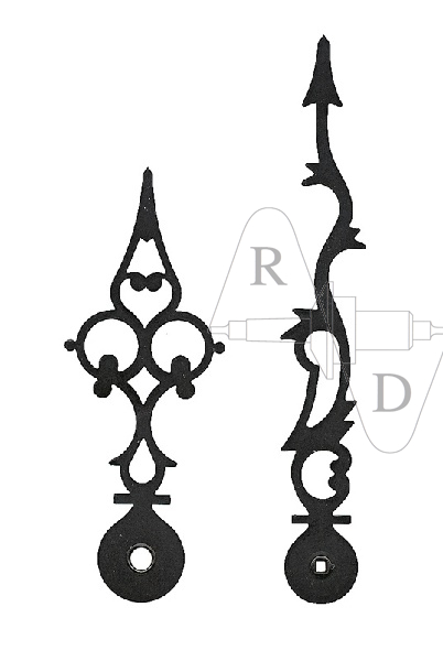 Zeiger Regulator  110 mm schwarz