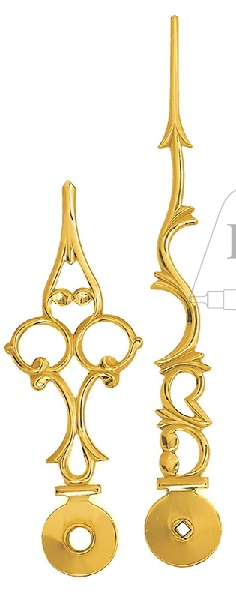 Zeiger Regulator  103 mm gelb