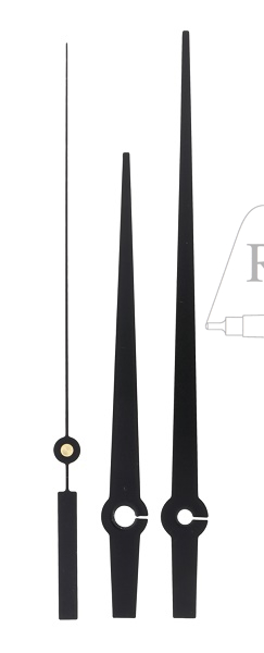 Zeiger Balken  120 mm schwarz