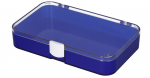 Scharnierkasten für 2 Einsätze blau